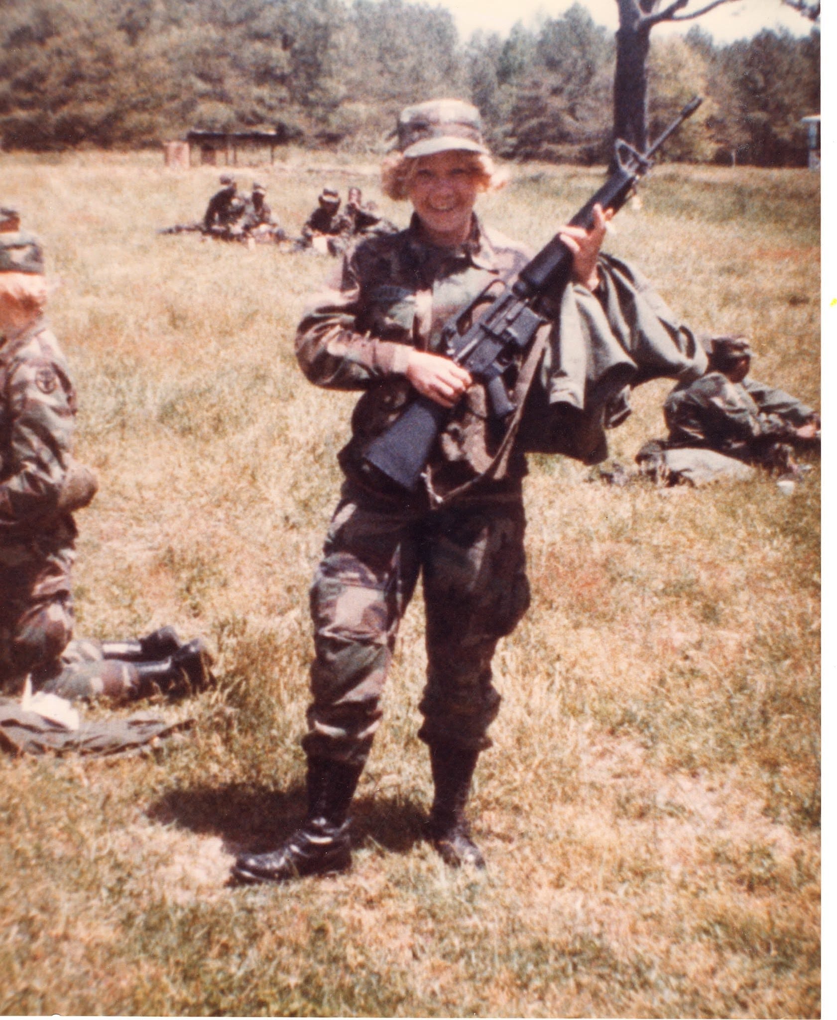 Suzanne Erkel in U.S. Army uniform